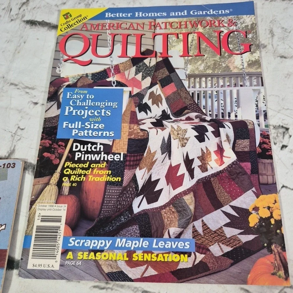 Vintage Quilting‎ Magazines Pattern Booklets Lot Of 7 American Patchwork...